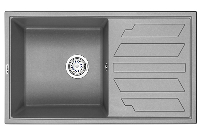 Кухонная мойка GRANULA (8002, АЛЮМИНИУМ) 400_400_2897562